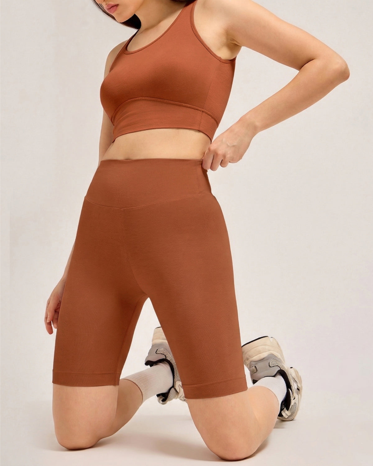 Cotton Stretch Cycling Shorts