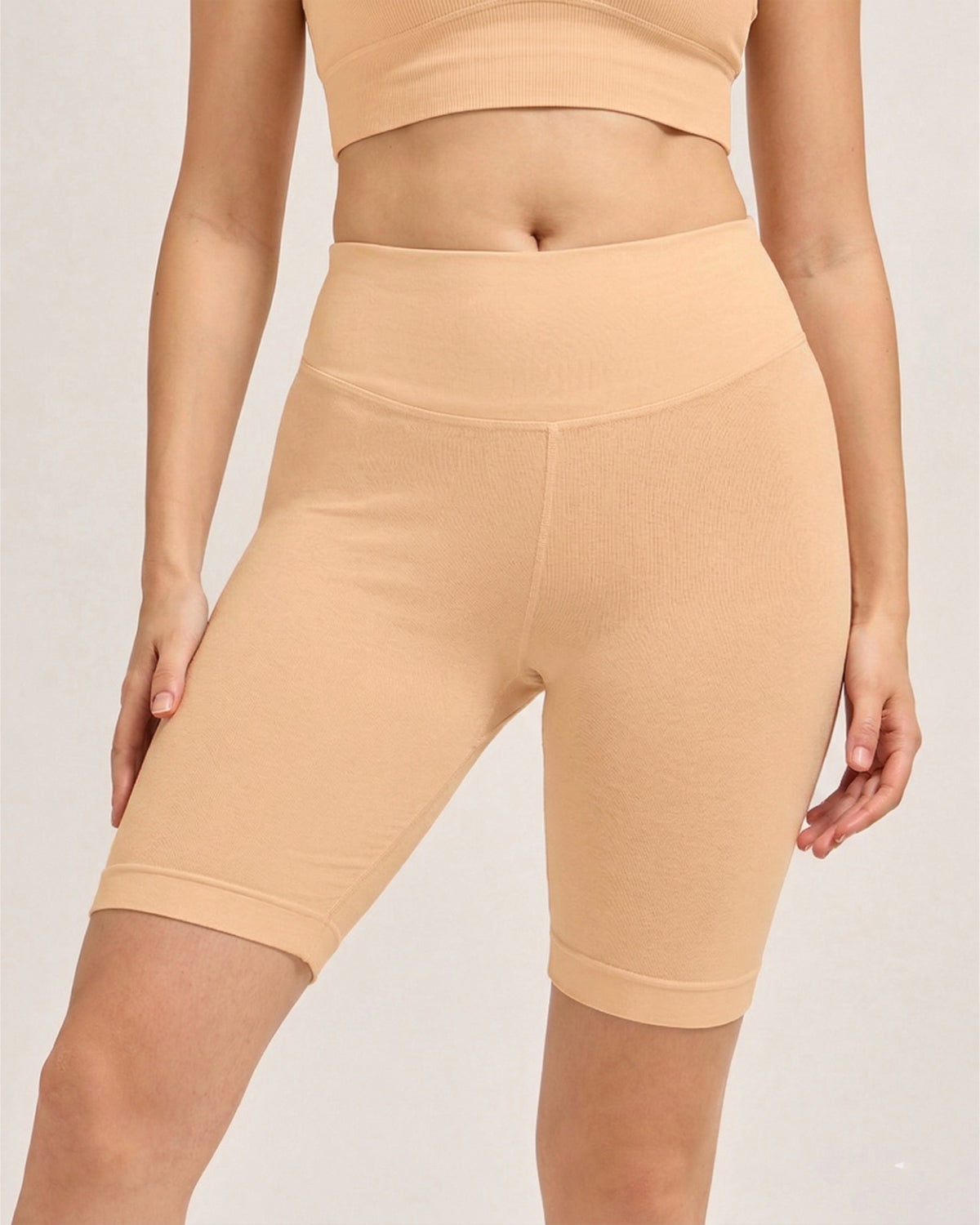 Cotton Stretch Cycling Shorts