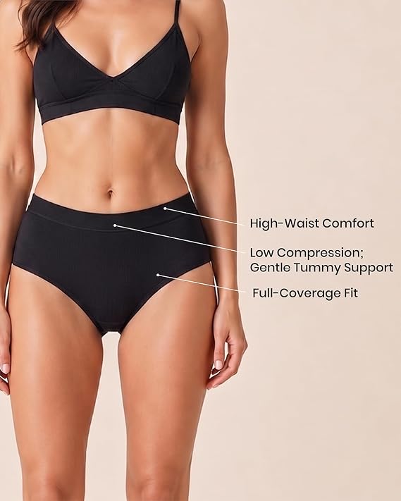 High Waist Bamboo Hipster