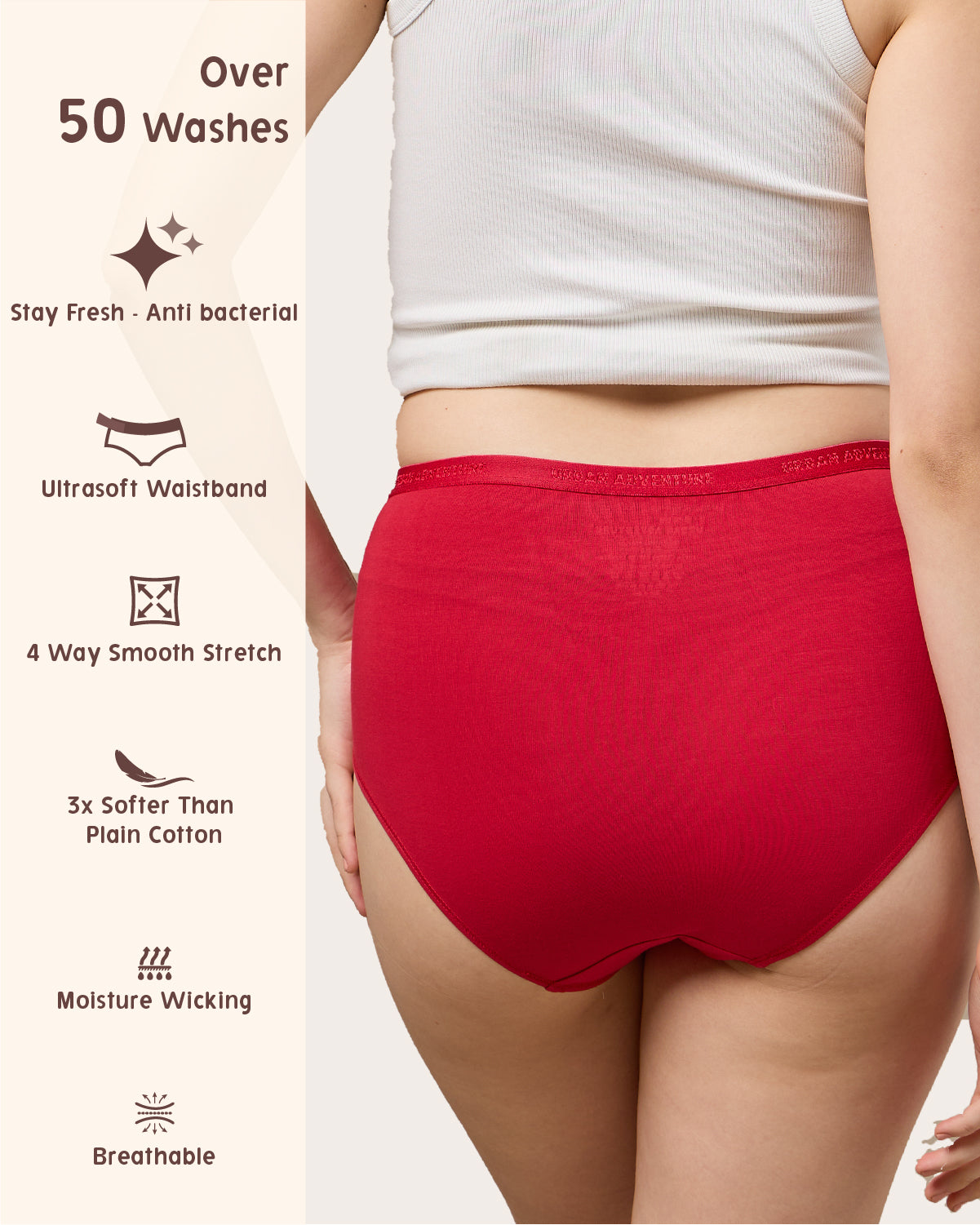 Full Coverage Brief Softwear Cotton Stretch