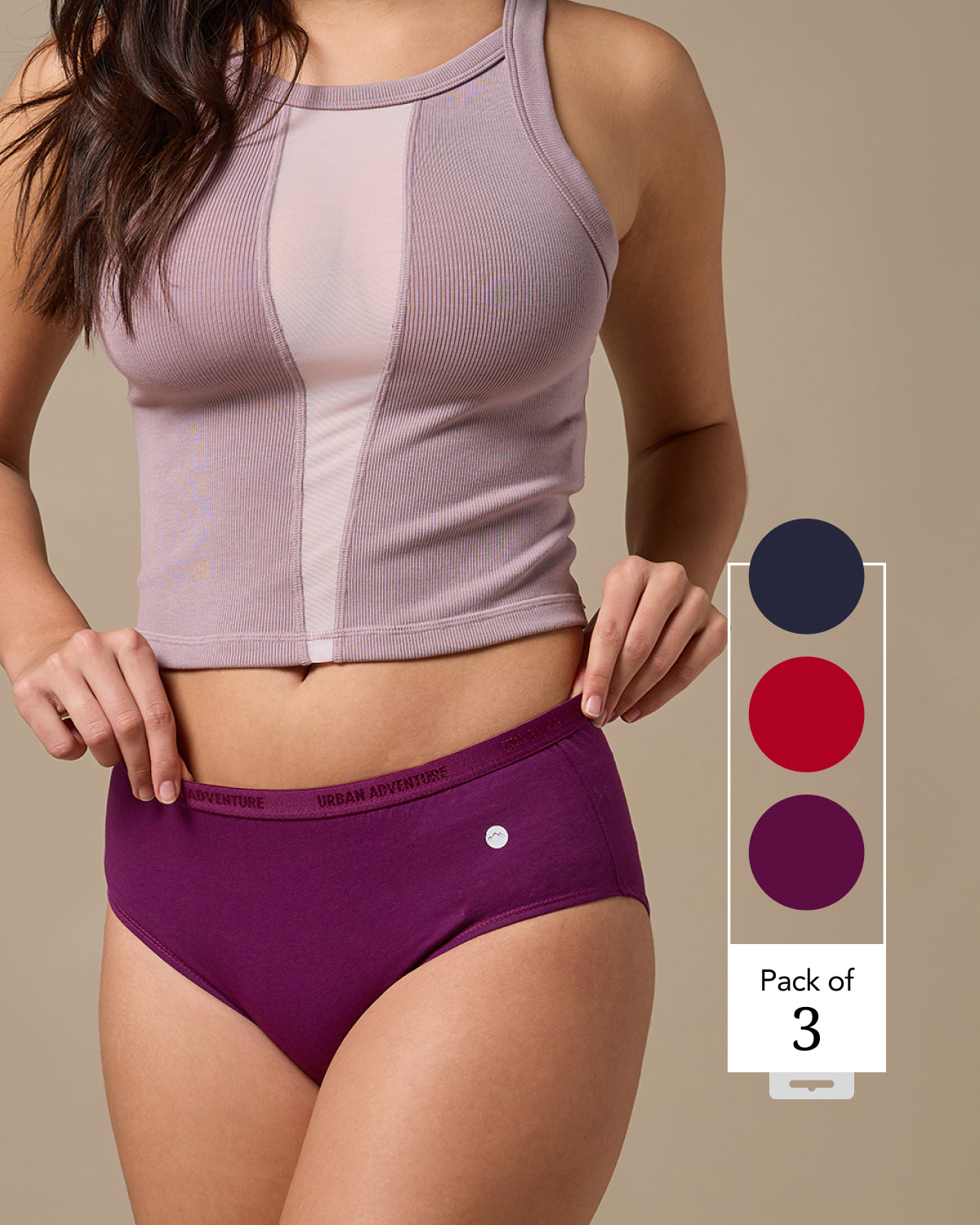 Classic Hipster Combo Pack of 3