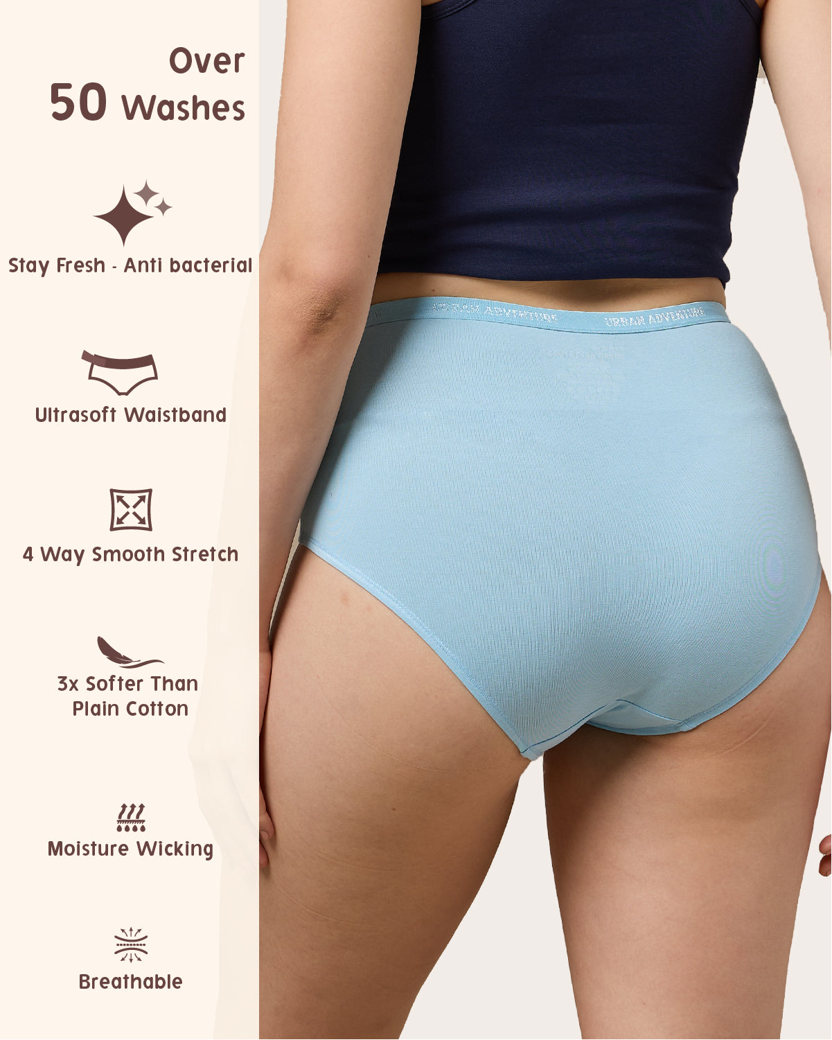 Full Coverage Brief Softwear Cotton Stretch