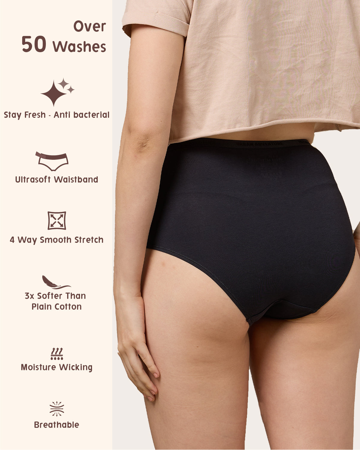 Full Coverage Brief Softwear Cotton Stretch