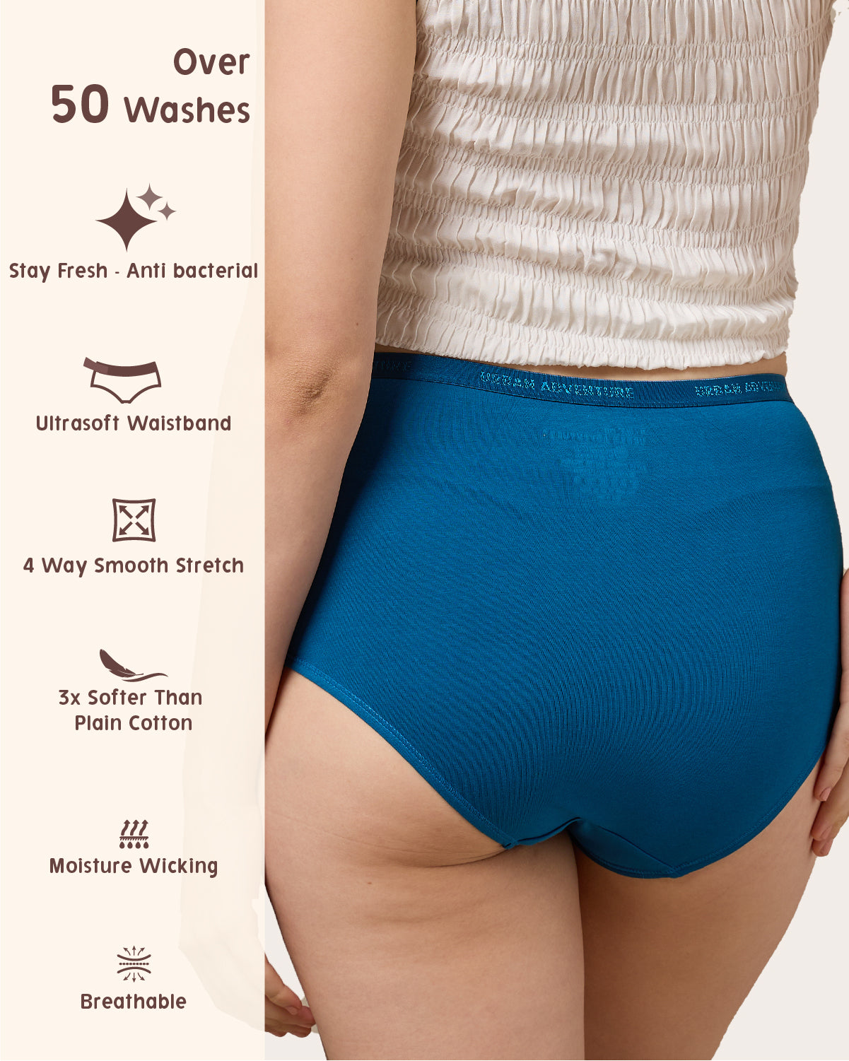 Full Coverage Brief Softwear Cotton Stretch
