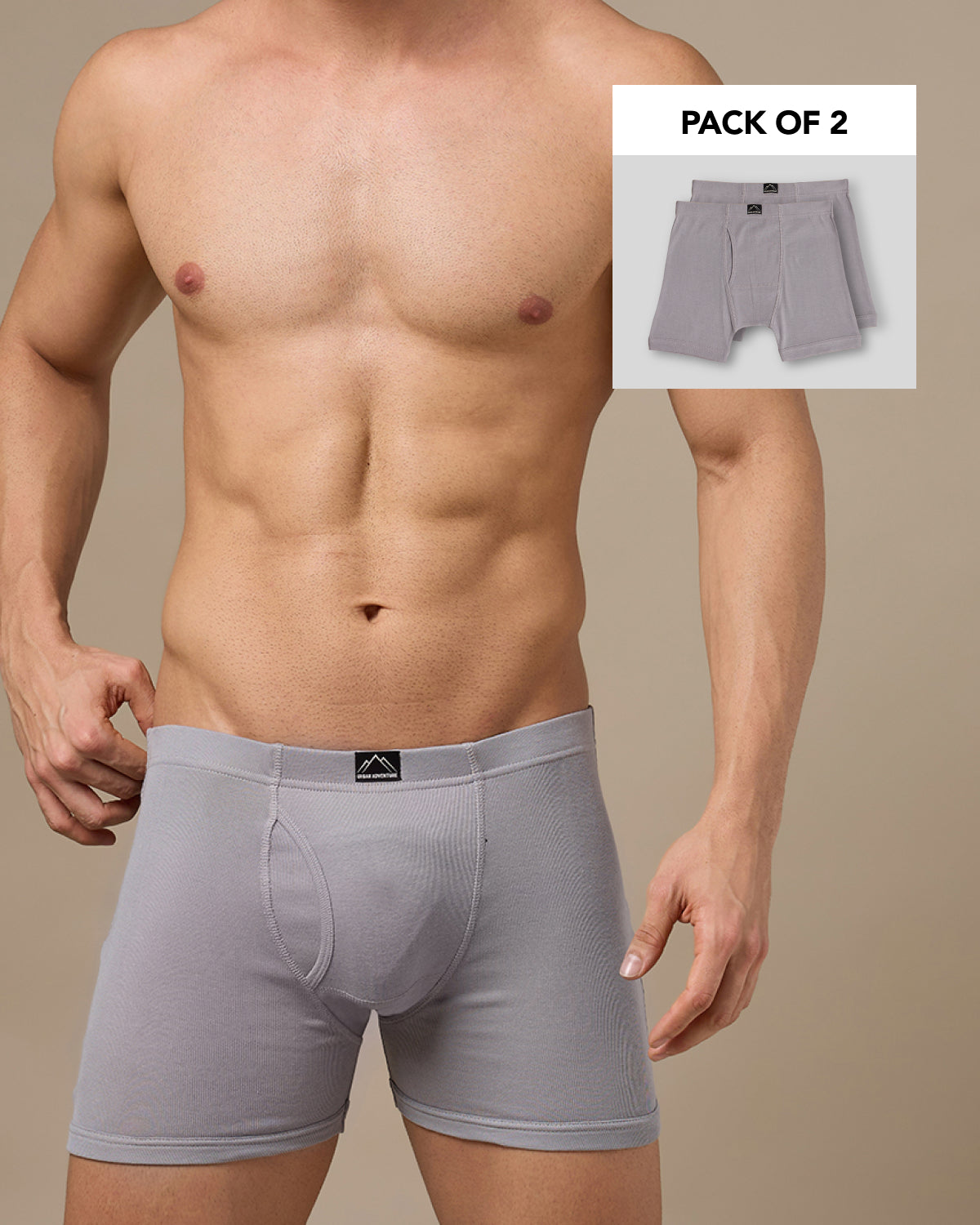 Fresh Care - Cotton Rib Stretch Combo Pack of 2
