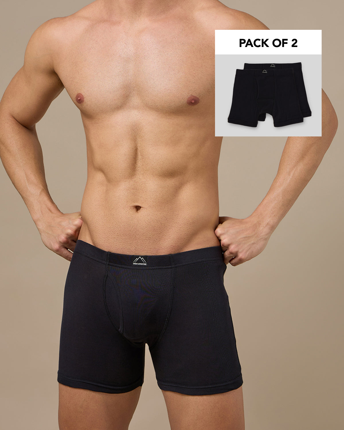 Fresh Care - Cotton Rib Stretch Combo Pack of 2