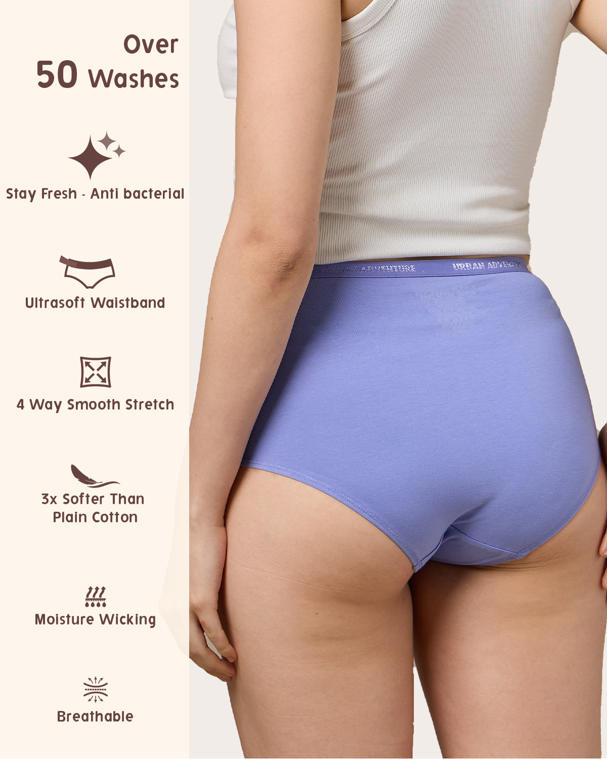 Full Coverage Brief Softwear Cotton Stretch