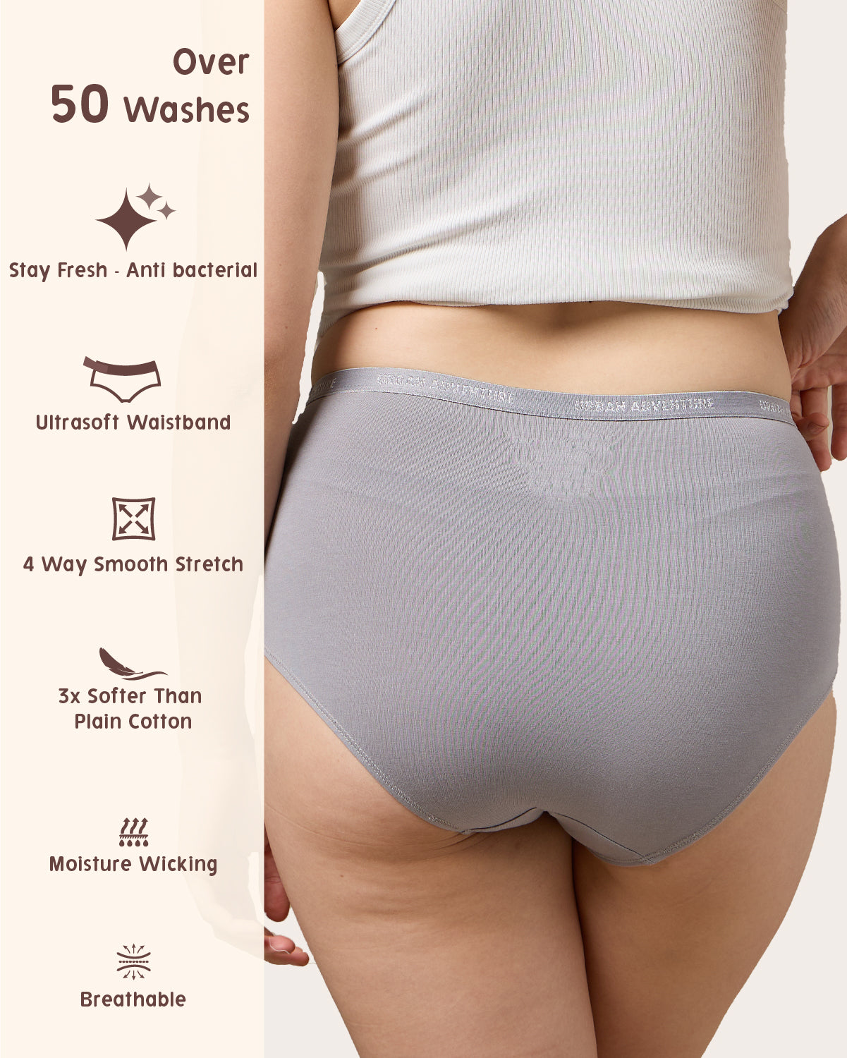 Full Coverage Brief Softwear Cotton Stretch