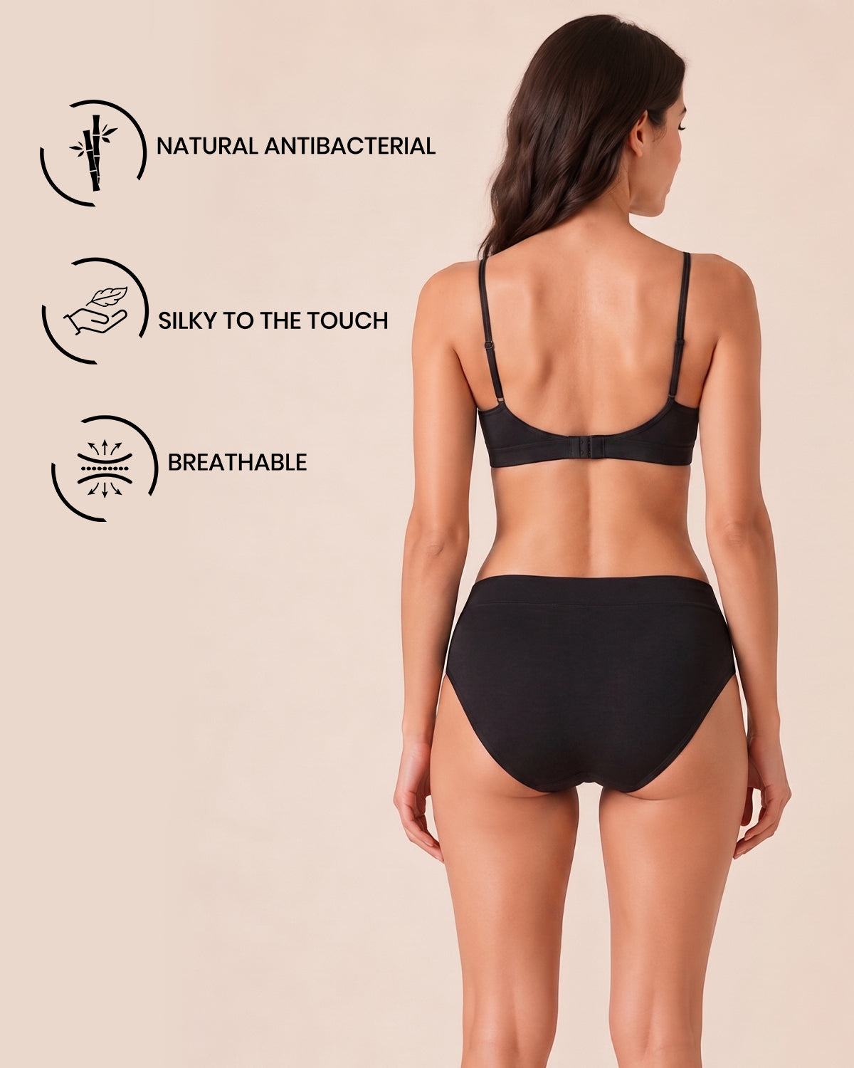 High Waist Bamboo Hipster