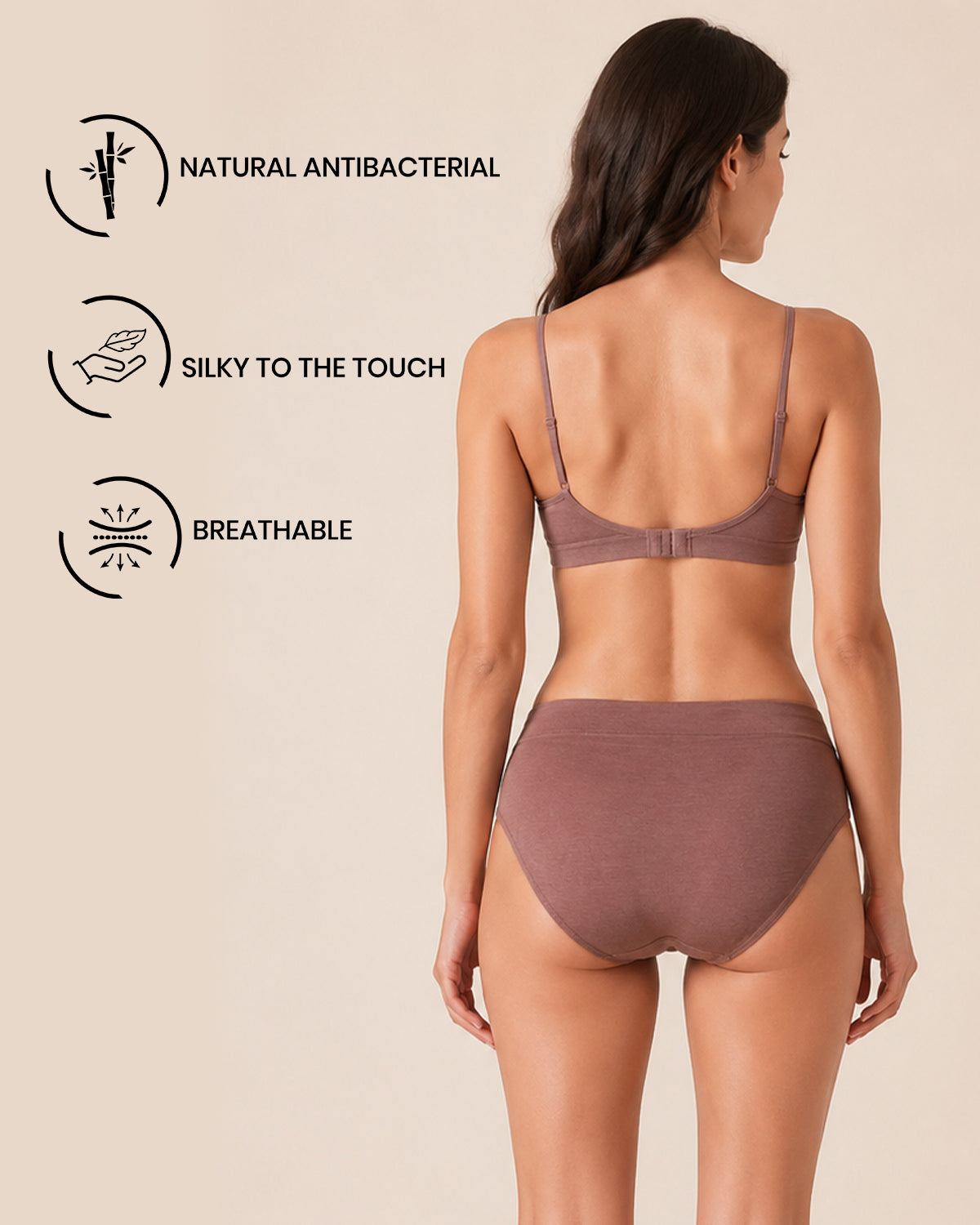 High Waist Bamboo Hipster