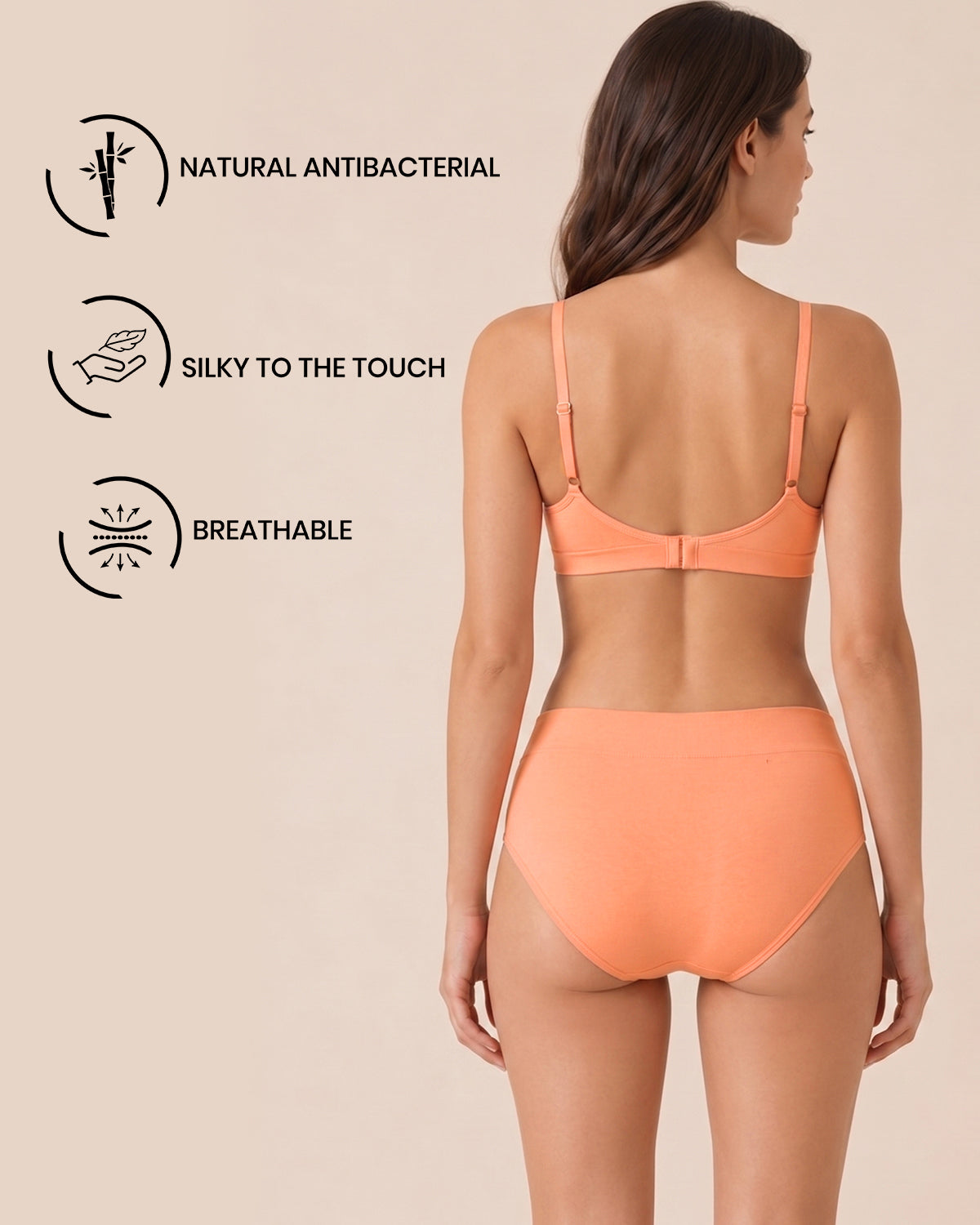 High Waist Bamboo Hipster