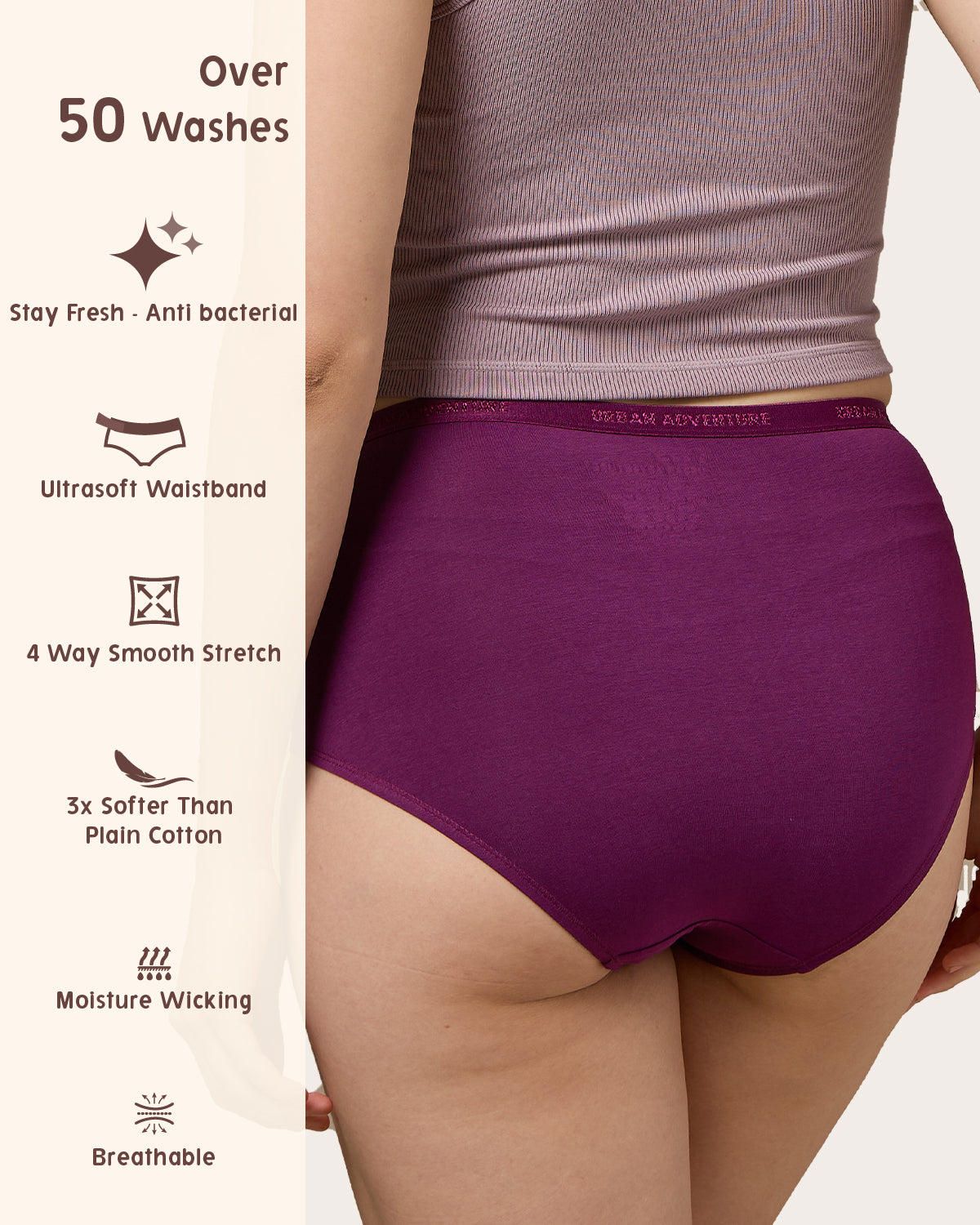 Full Coverage Brief Softwear Cotton Stretch