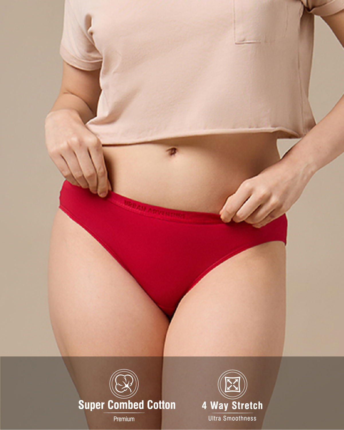 Cotton Spandex Bikini | Combo Pack of 3