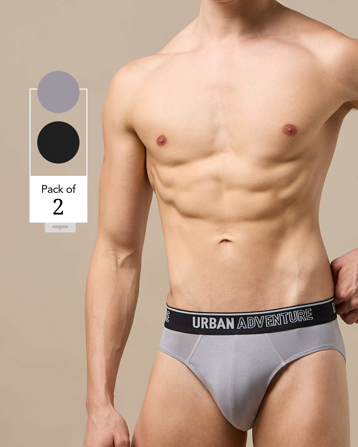 Fresh Care - Cotton Stretch Briefs Combo Pack of 2