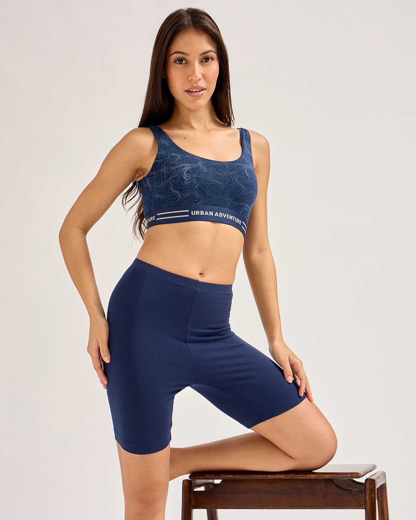 Modal Printed Sports Bra
