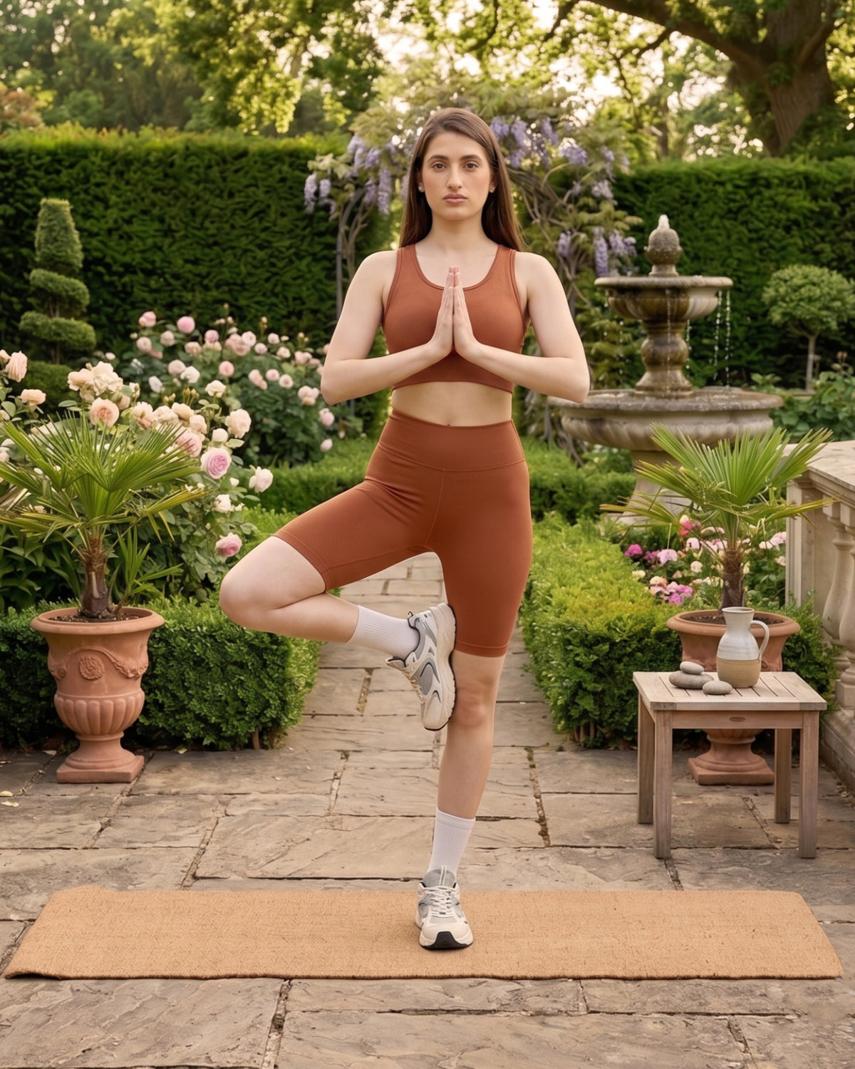 Cotton Stretch Cycling Shorts