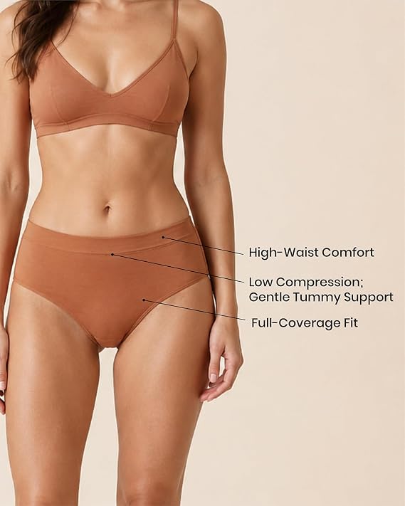 High Waist Bamboo Hipster