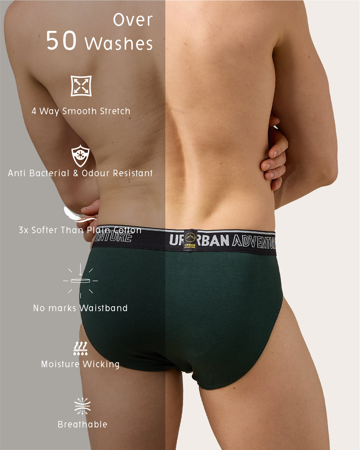 Fresh Care - Cotton Stretch Briefs