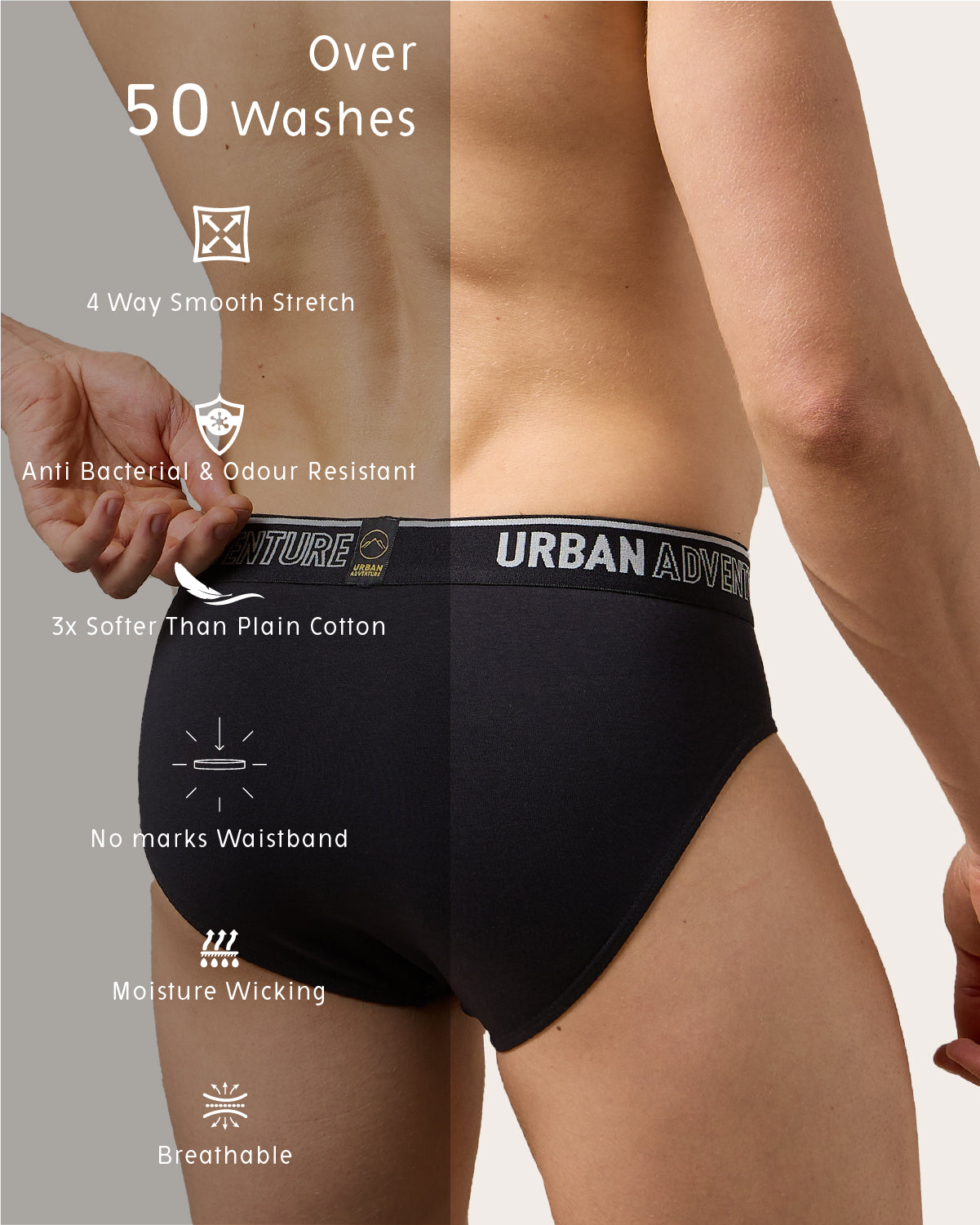 Fresh Care - Cotton Stretch Briefs