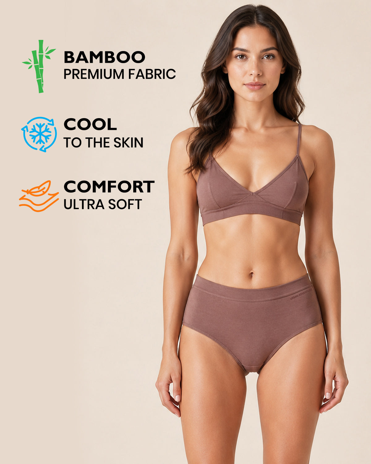 High Waist Bamboo Hipster
