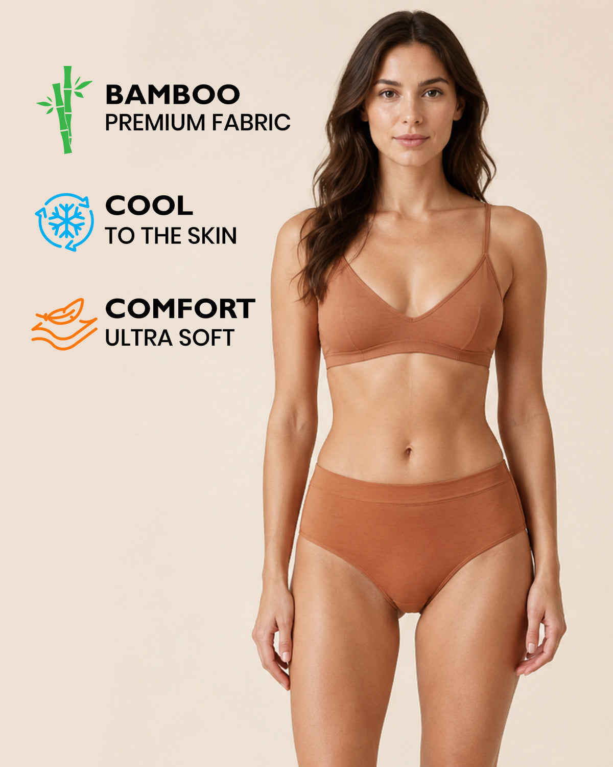 High Waist Bamboo Hipster