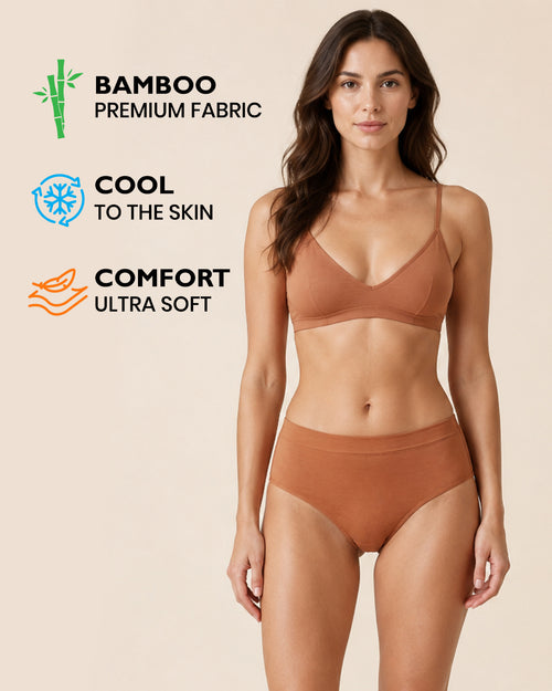 High Waist Bamboo Hipster