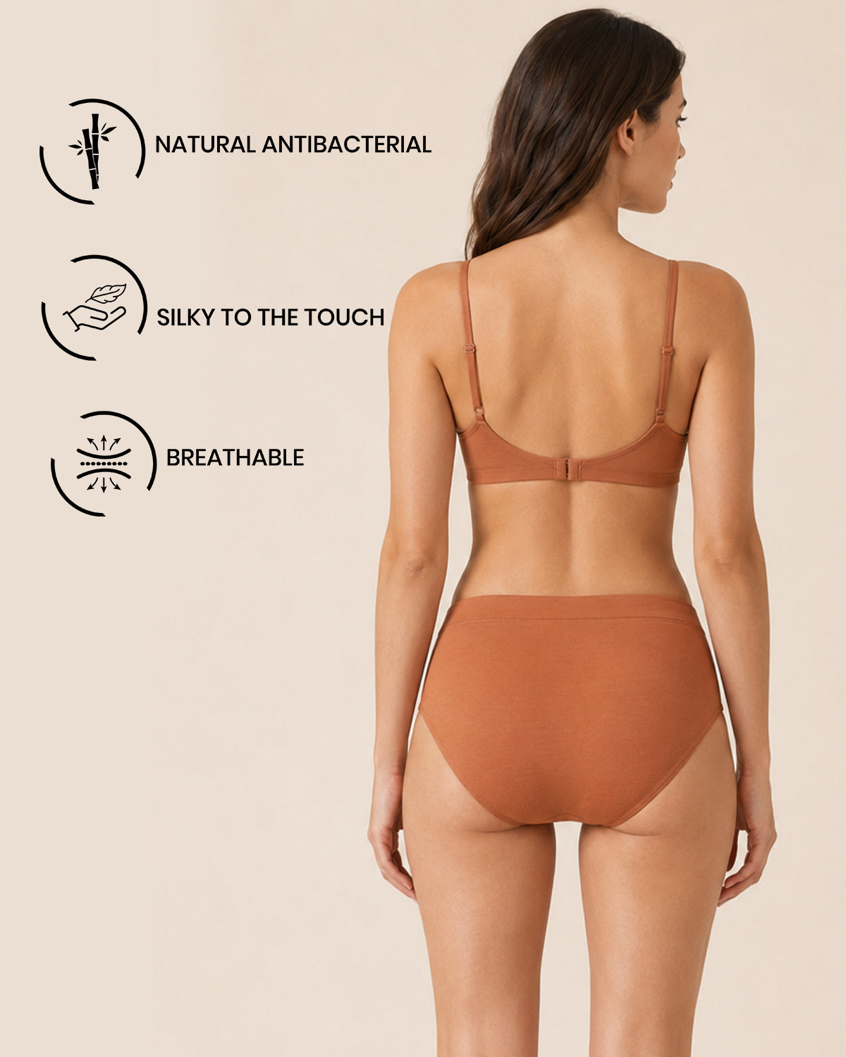 High Waist Bamboo Hipster