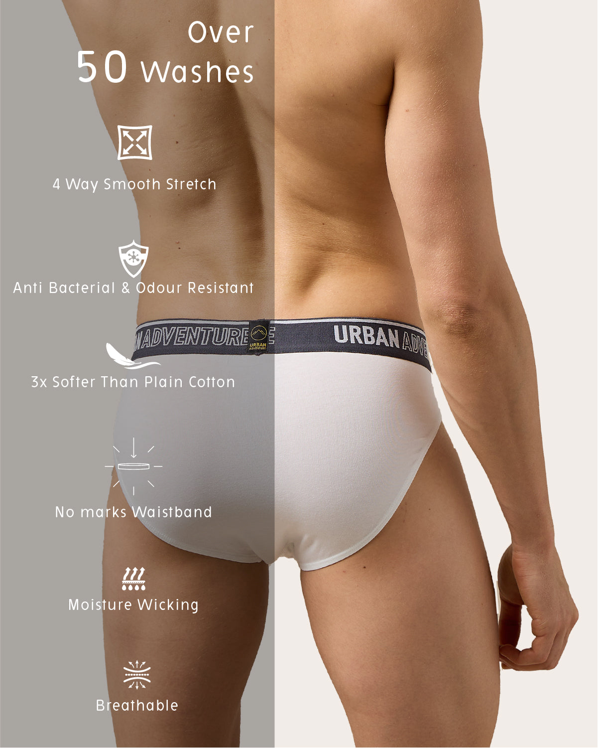 Fresh Care - Cotton Stretch Briefs