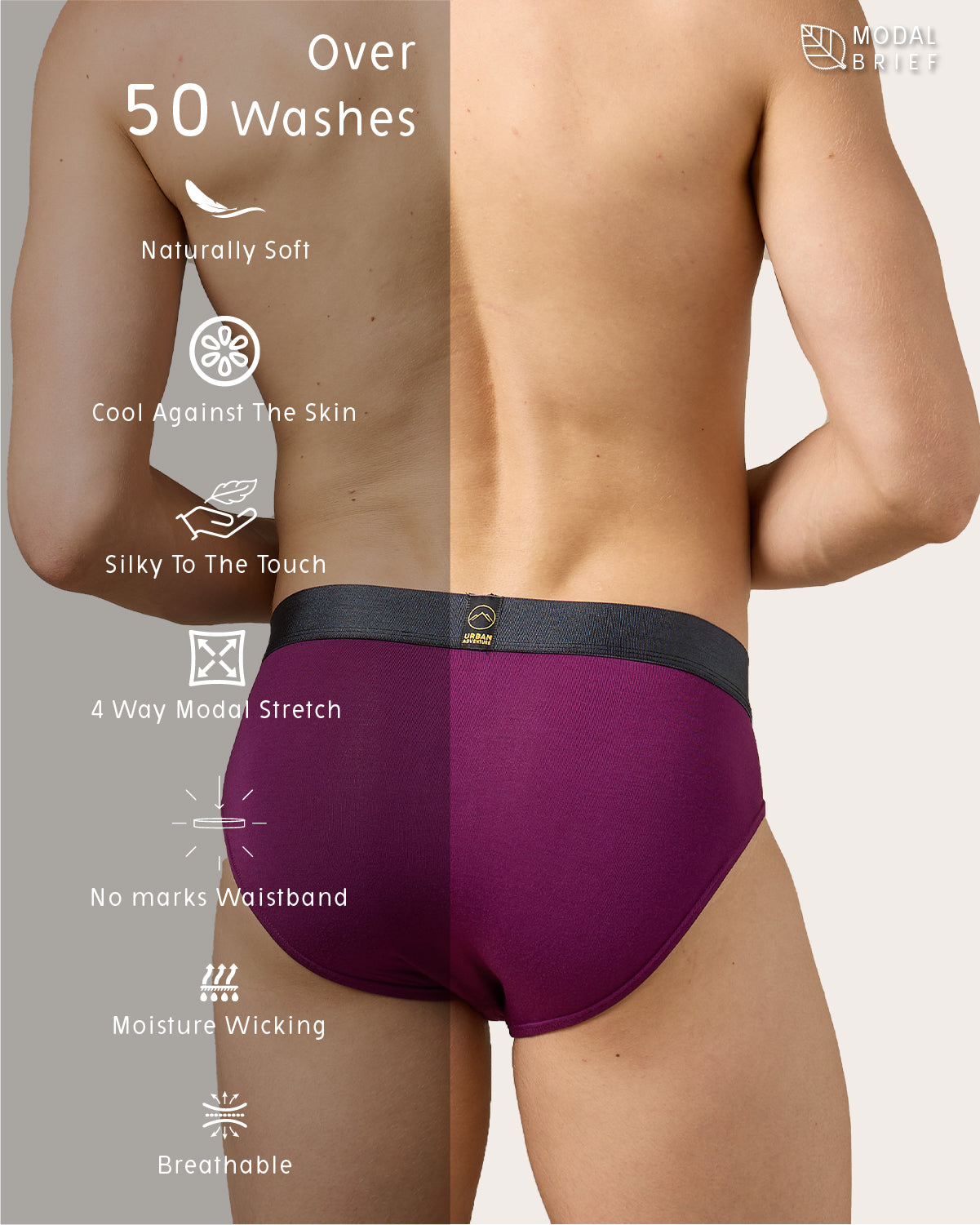 Flexi Soft - Lenzing Micro Modal Stretch Briefs