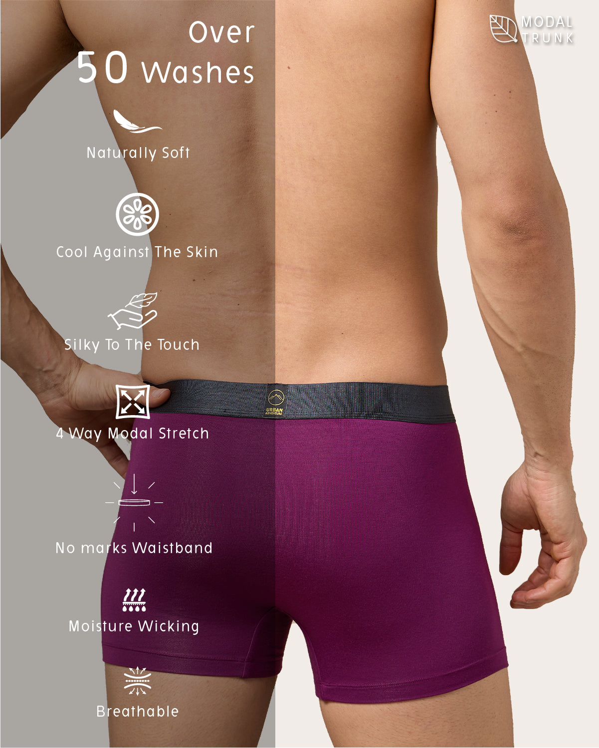 Flexi Soft - Lenzing Micro Modal Stretch Trunks