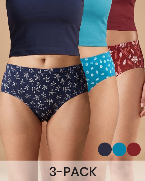Printed Hipster Briefs | 3 Pack