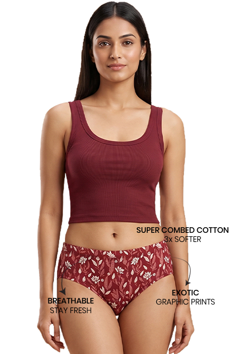 Printed Hipster Briefs | 3 Pack
