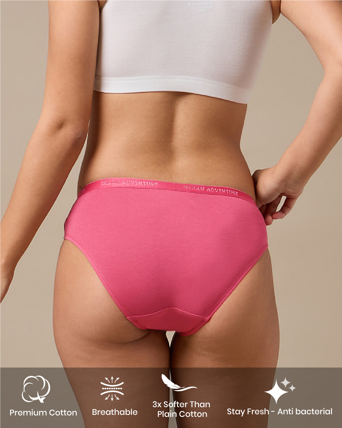 Cotton Spandex Bikini | Combo Pack of 3