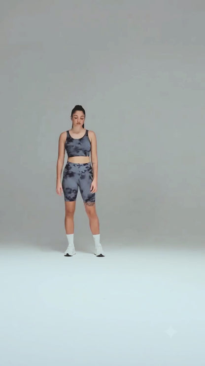 Tie & Dye Co-ords - Sports Bra & Shorties Set