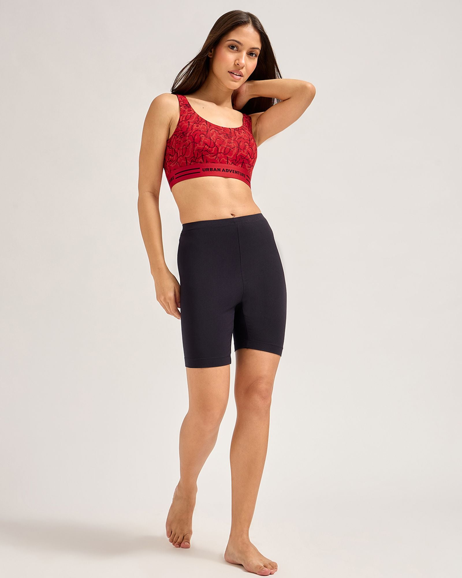 Modal Printed Sports Bra