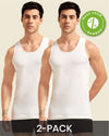 Organic Bamboo Vest Pack of 2