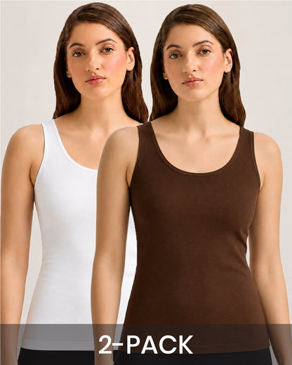 Women's Bamboo Rib Inner Tank Top